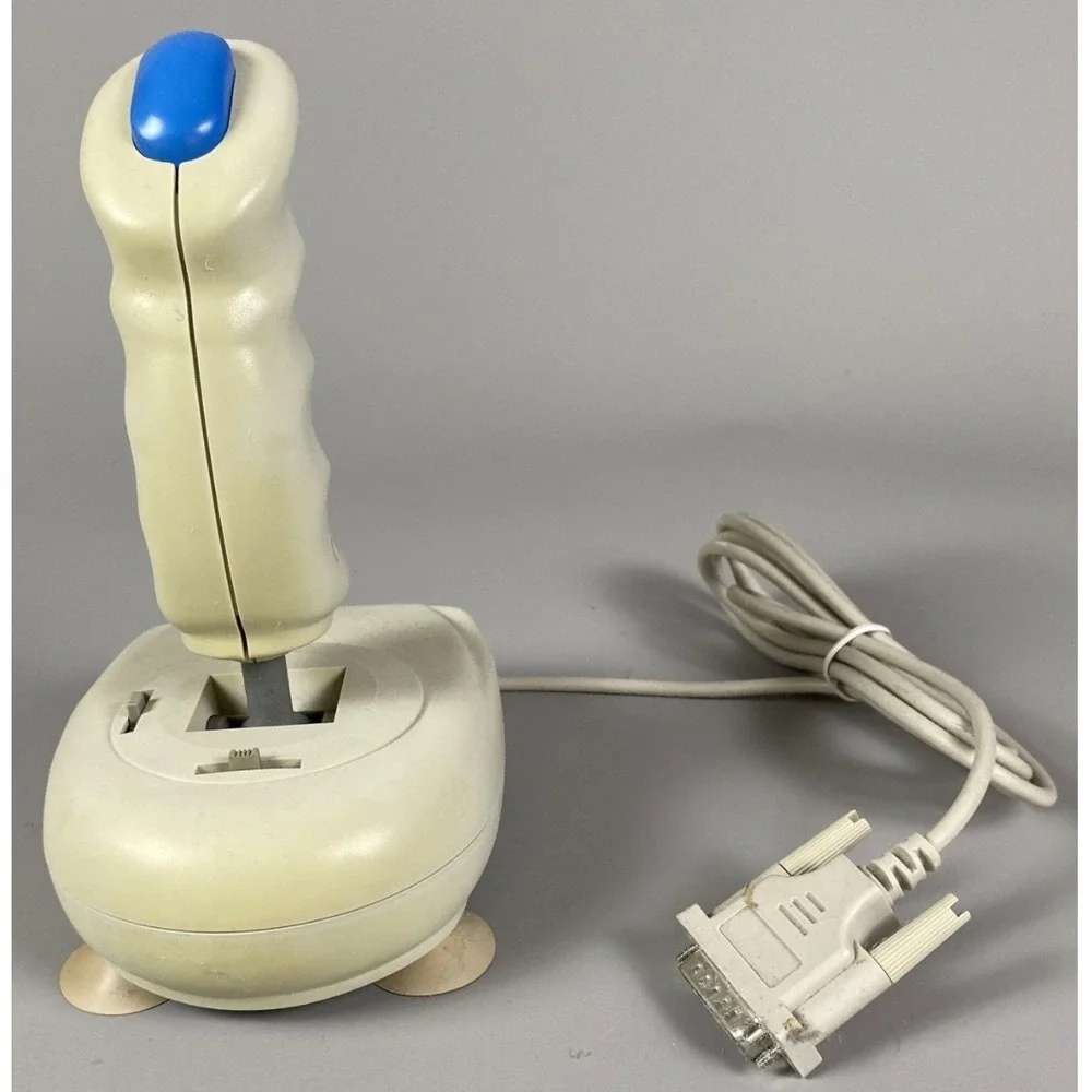 Vintage IBM 92G7555 PC Joystick Controller 15-Pin Game Port Retro Gaming Stick